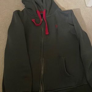 U.S polo gray zipper jacket
